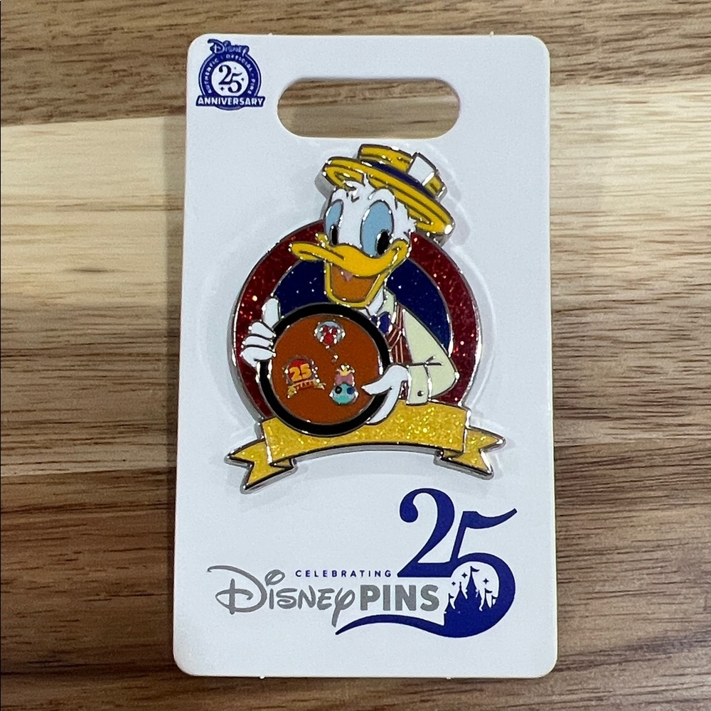 Disney 25th Anniversary Donald Duck Pin